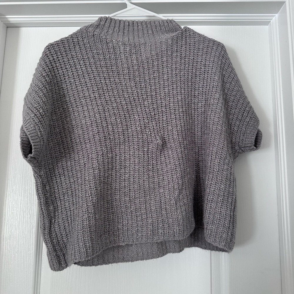 Pink Rose Heathered Knit Sweater - Picture 3 of 3